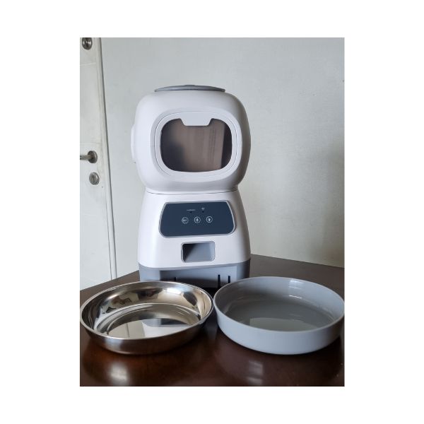dispensador alimentador inteligente mascotas WiFi, Capacidad de 3.5L