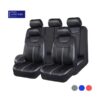 Funda cubreasientos para autos. Universal. Material: Poliéster, Negro gris