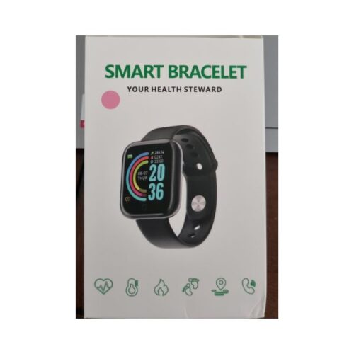 smart-watch-correa-negra-envase Reloj digital, smart watch impermeable, color negro