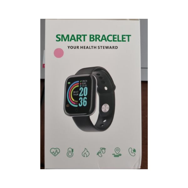 Reloj digital, smart watch impermeable, color negro